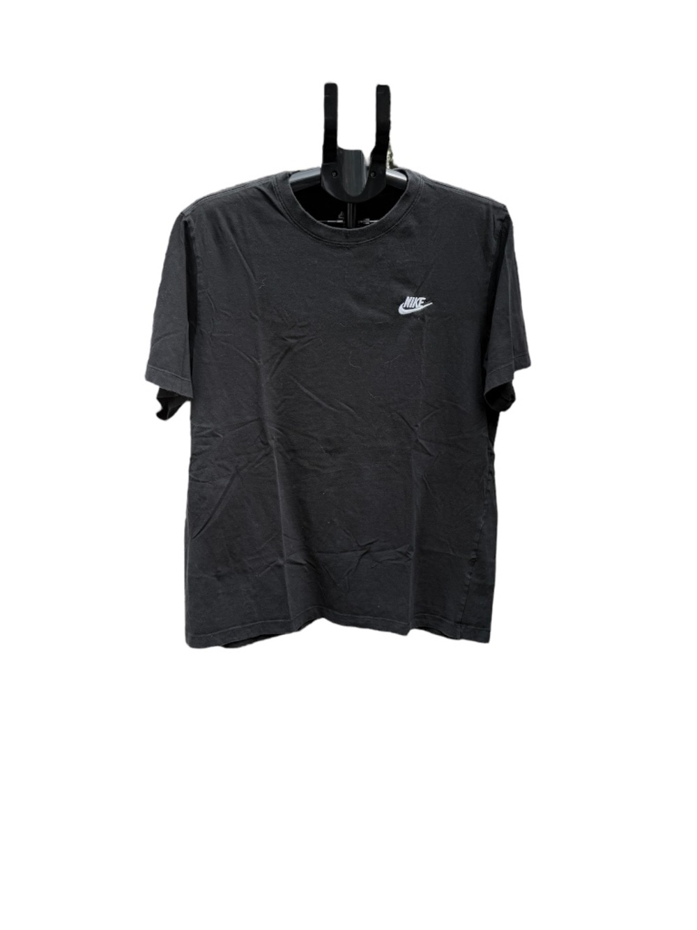 Nike The Nike Tee Black Small Swoosh Crewneck T-Shirt Mens Size Large